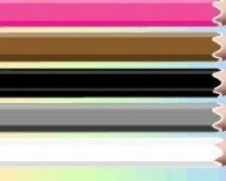 rosa, marrone, nero, grigio, bianco