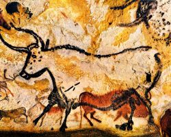 sala byków z lascaux|sala byków w lascaux